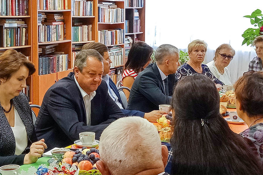 Встреча сторонников партии «Единая Россия»