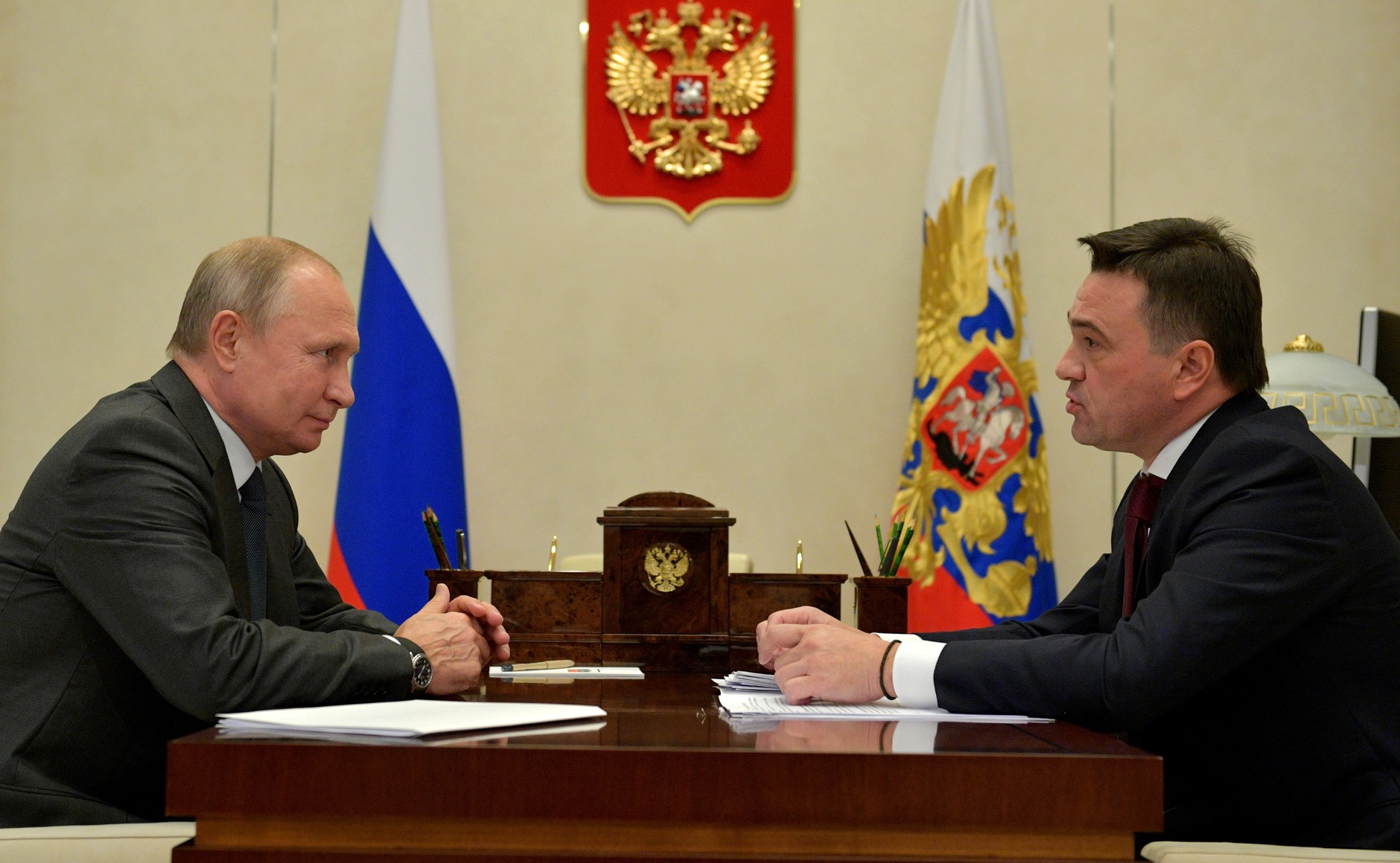 Владимир Путин встретился с губернатором Московской области