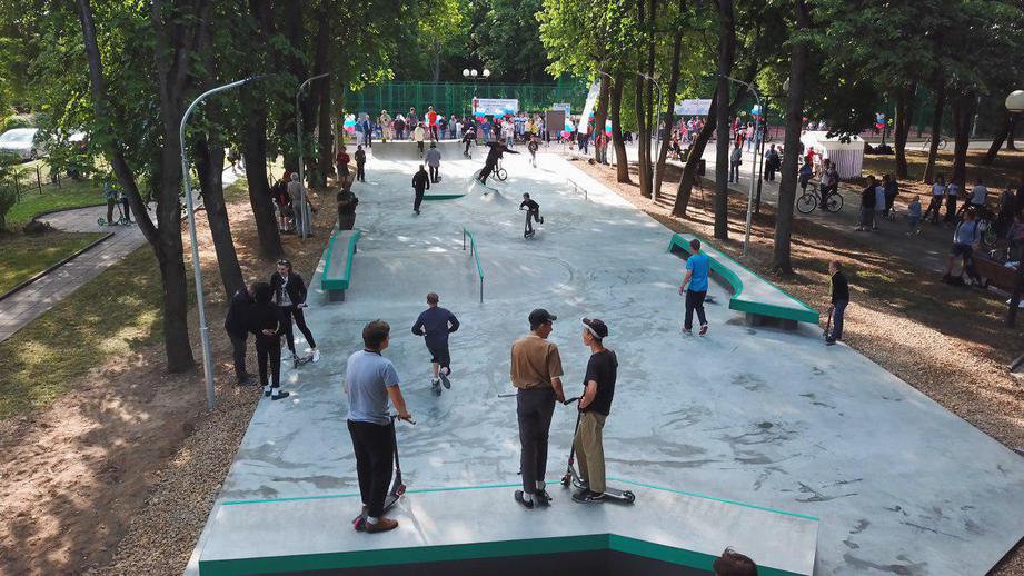 Новый скейт-парк открыли в Звенигороде
