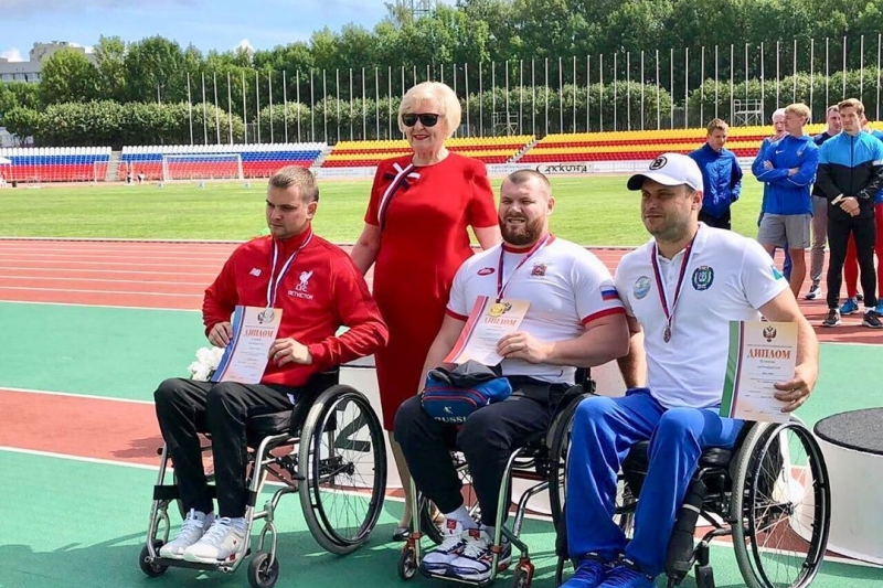 Спортсмен-колясочник из Звенигорода установил мировой рекорд